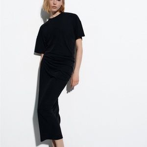 Zara Asymmetrical Dress New With Tags